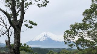 千福城跡からの富士山